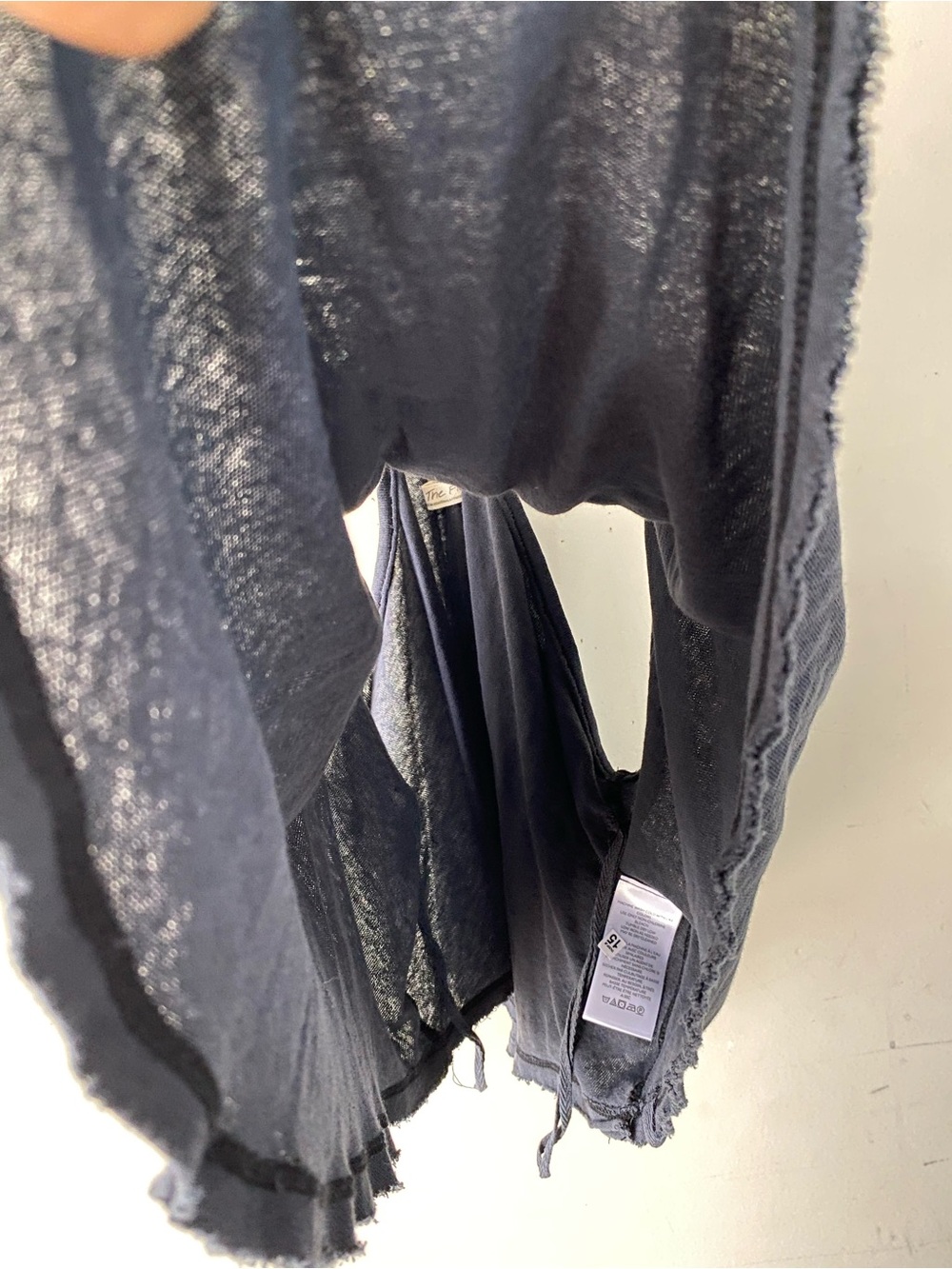 Free People x We The Free Karri Swing Tank Top in Washed Black Size Small - Picture 10 of 13